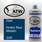 Preview: Opel, Kinetic Blue Metallic, GHF: 400ml Sprühdose, von ATW Autoteile West.